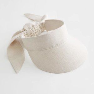 High Quality Empty Top White Linen Elastic Comfortable Outdoor Natural Sun Hat